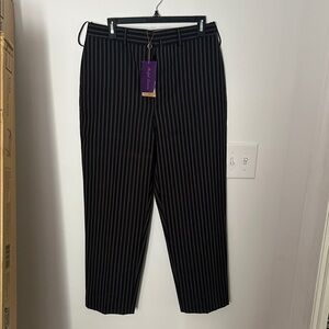 Ralph Lauren Women’s  Black Pinstripe Dress Pants